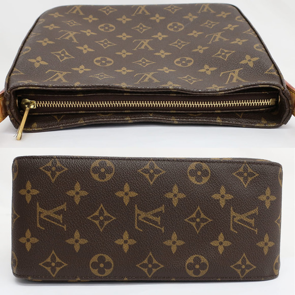 Louis Vuitton Looping MM Shoulder Bag Top Handle Brown Leather - Picture 3 of 10